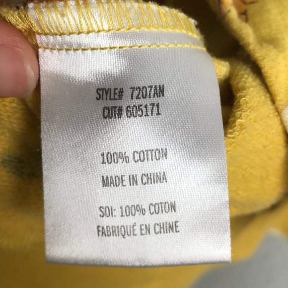 Anthropologie Eva Franco Yellow Cotton Floral Sleeveless Top Size Small - Picture 5 of 8